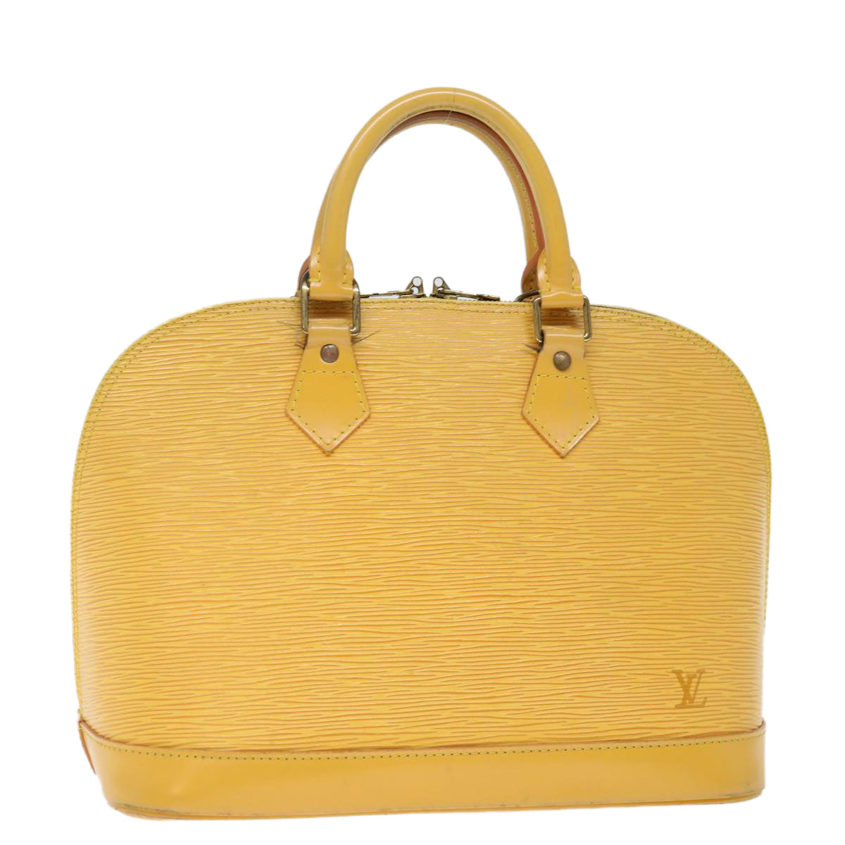 LOUIS VUITTON Epi Alma Hand Bag Tassili Yellow M52149 LV 69598