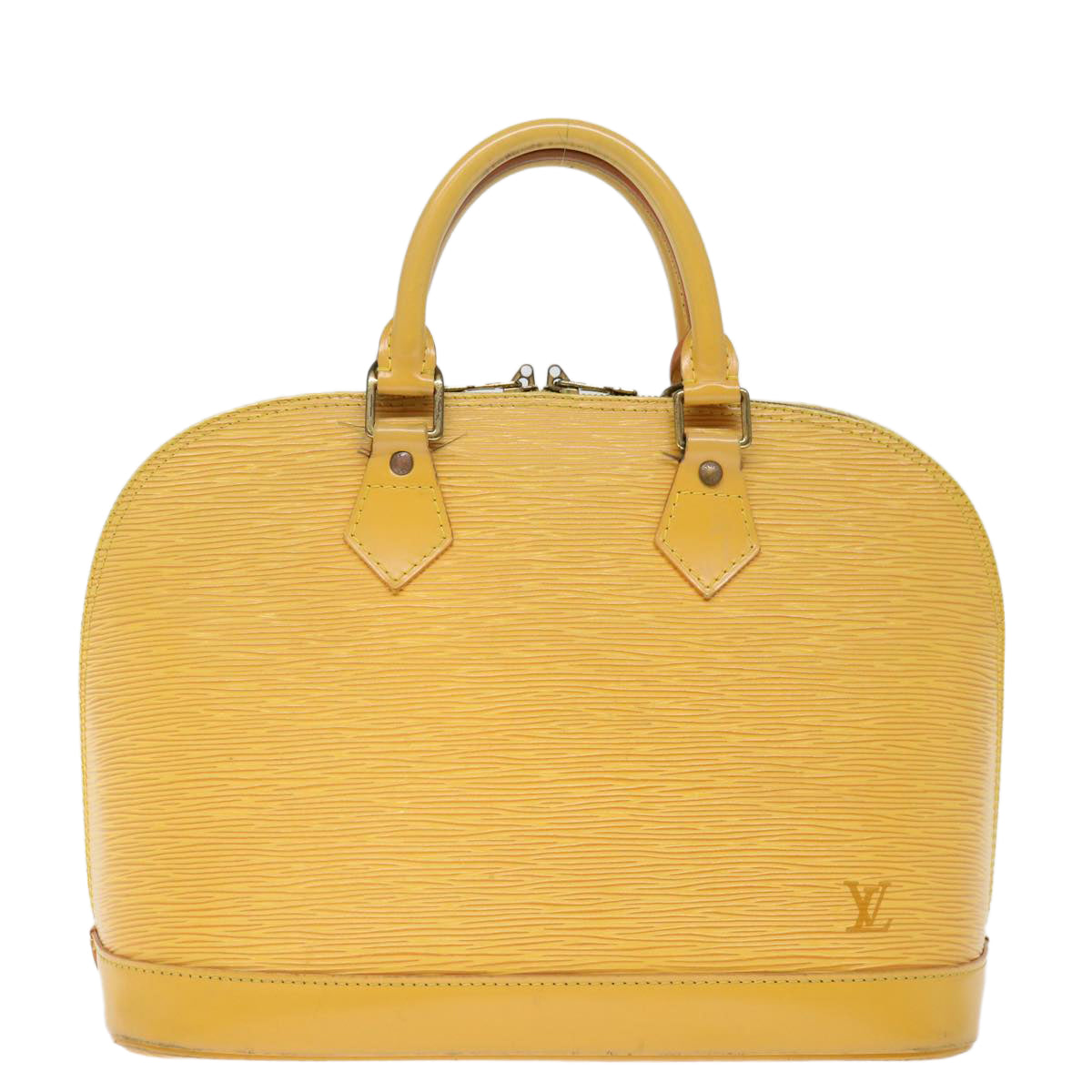 LOUIS VUITTON Epi Alma Hand Bag Tassili Yellow M52149 LV 69598