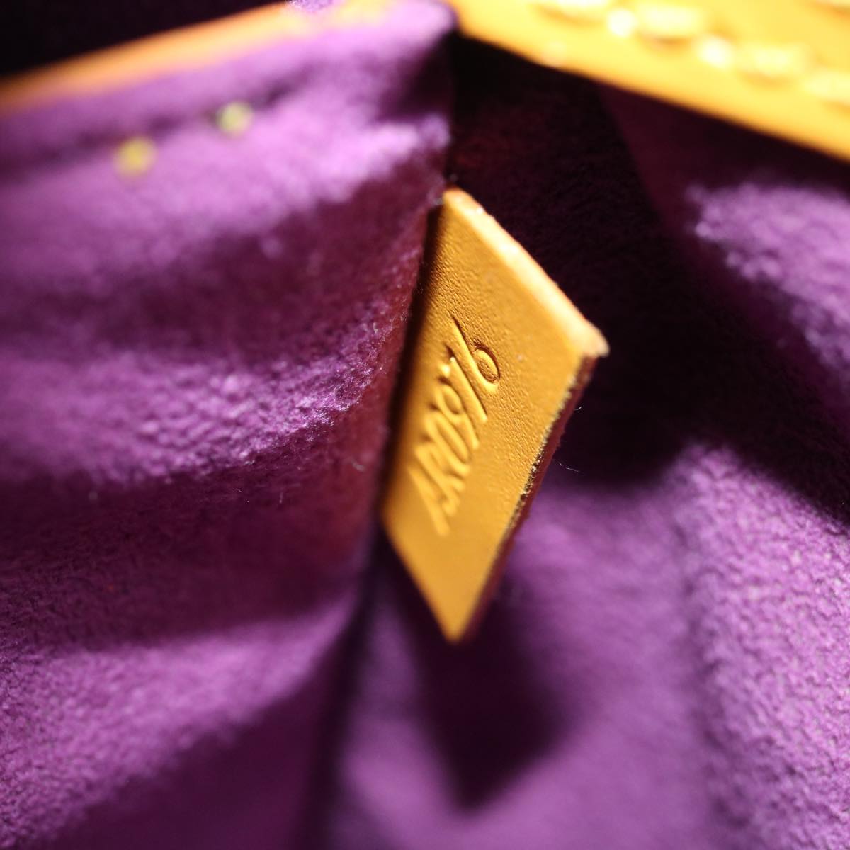LOUIS VUITTON Epi Alma Hand Bag Tassili Yellow M52149 LV 69598