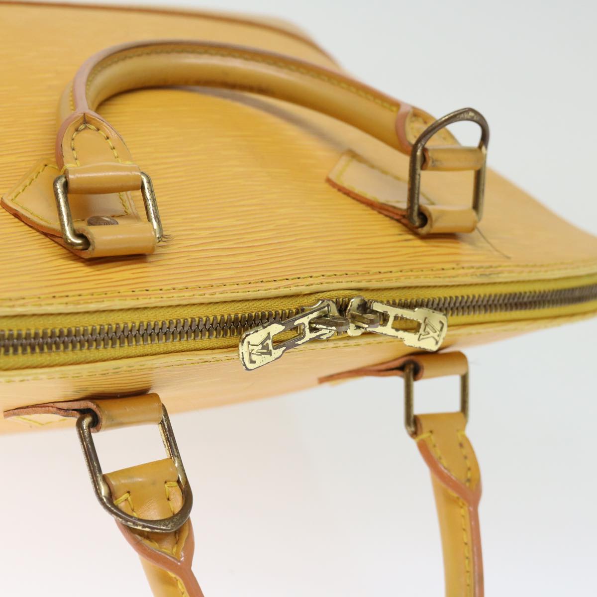 LOUIS VUITTON Epi Alma Hand Bag Tassili Yellow M52149 LV 69598