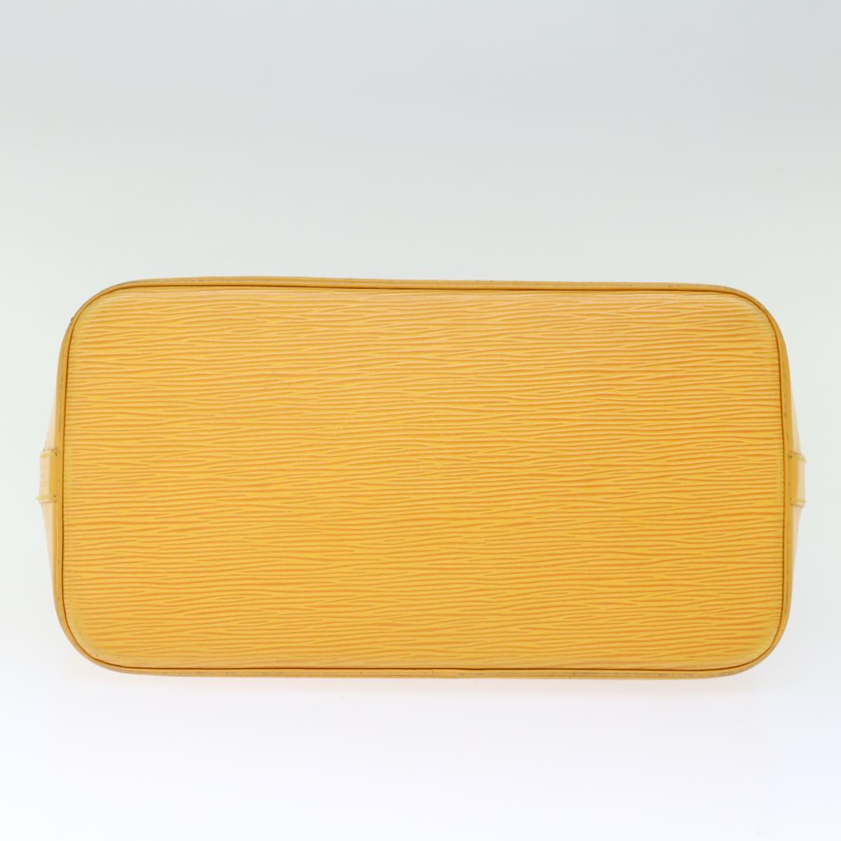 LOUIS VUITTON Epi Alma Hand Bag Tassili Yellow M52149 LV 69598