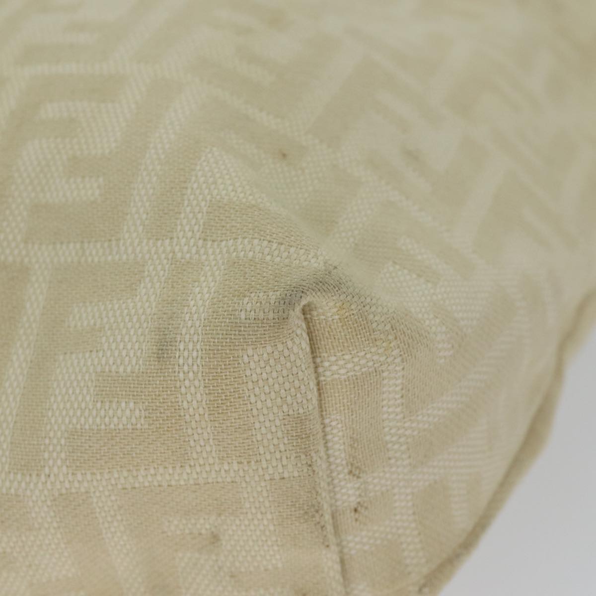FENDI Zucca Canvas Tote Bag Beige 69670