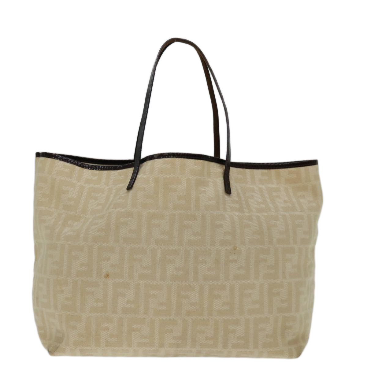 FENDI Zucca Canvas Tote Bag Beige 69670