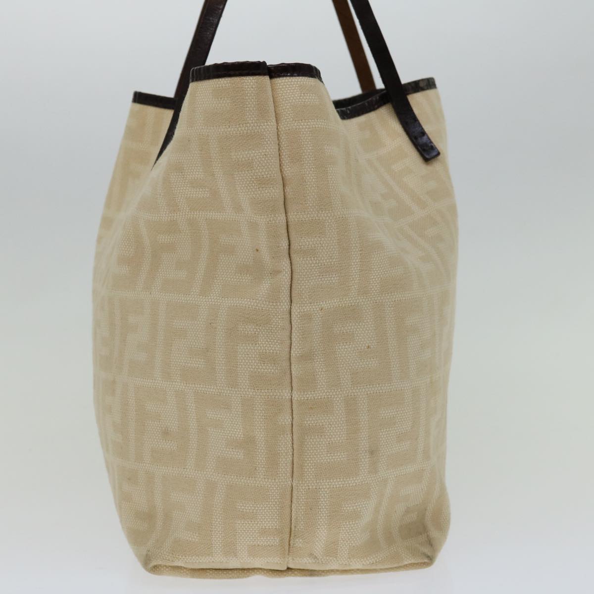FENDI Zucca Canvas Tote Bag Beige 69670