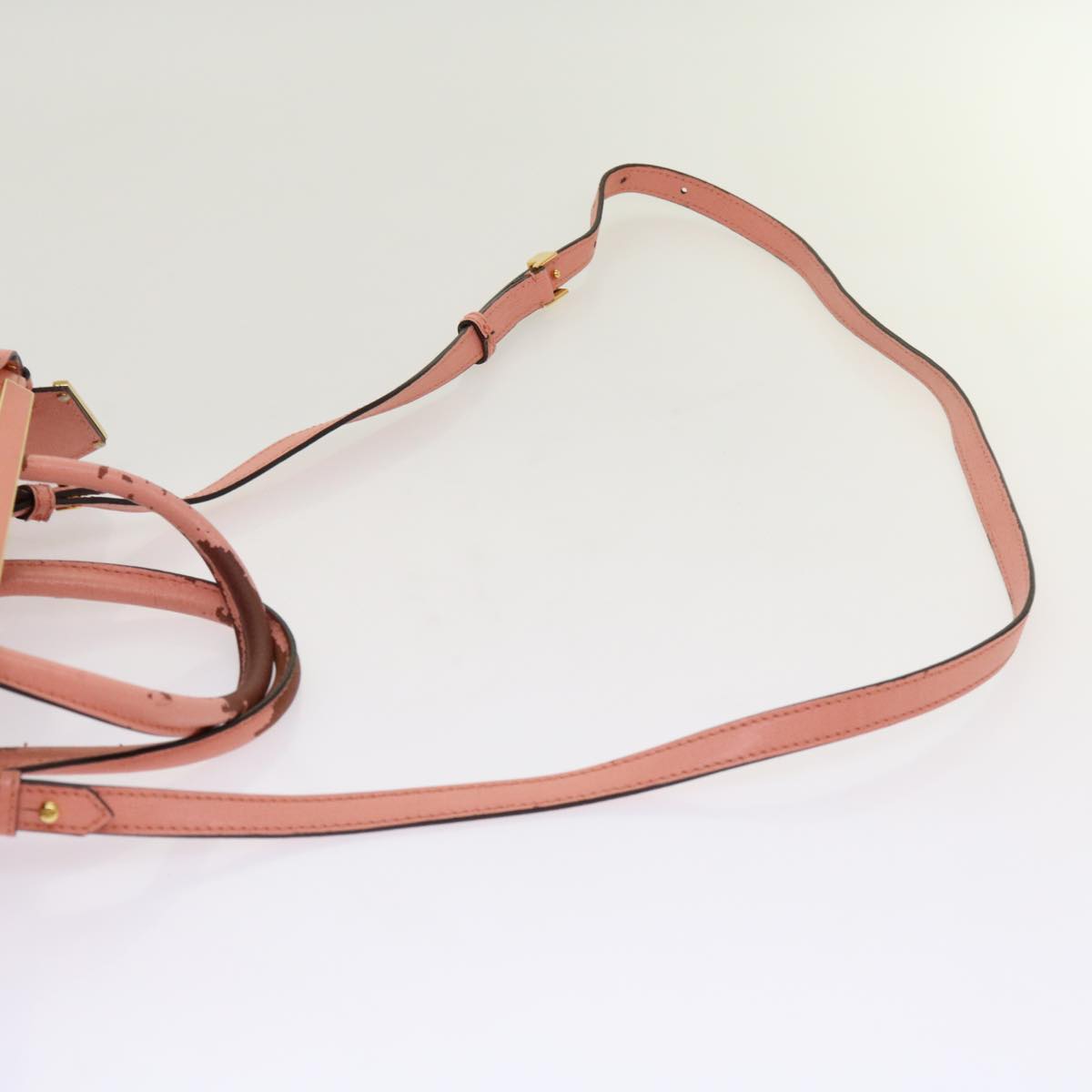 FENDI Hand Bag Leather 2way Pink 69672