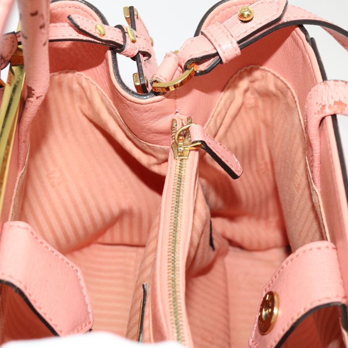 FENDI Hand Bag Leather 2way Pink 69672