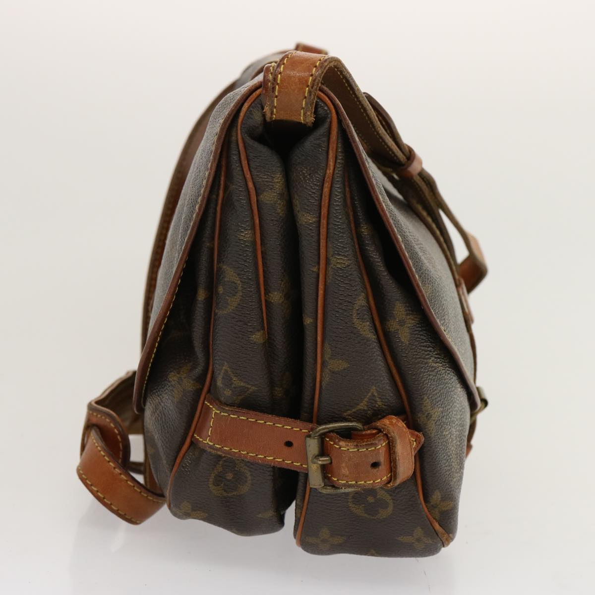 LOUIS VUITTON Monogram Saumur 30 Shoulder Bag M42256 LV 69724