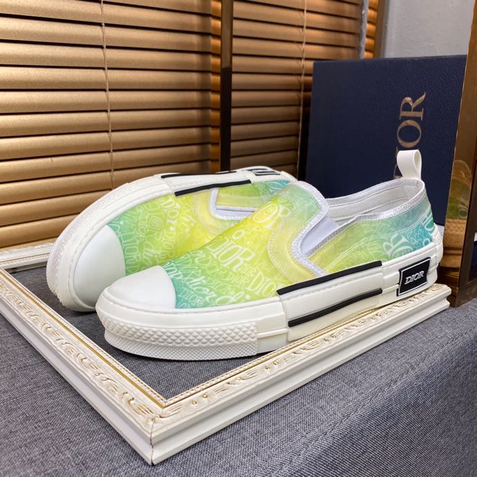 GLM - DIR B23 Slip Yellow And White LOW-TOP SNEAKER