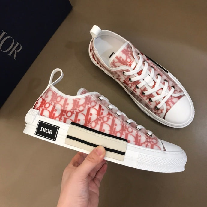 GLM - DIR B23 Red Oblique LOW-TOP SNEAKER