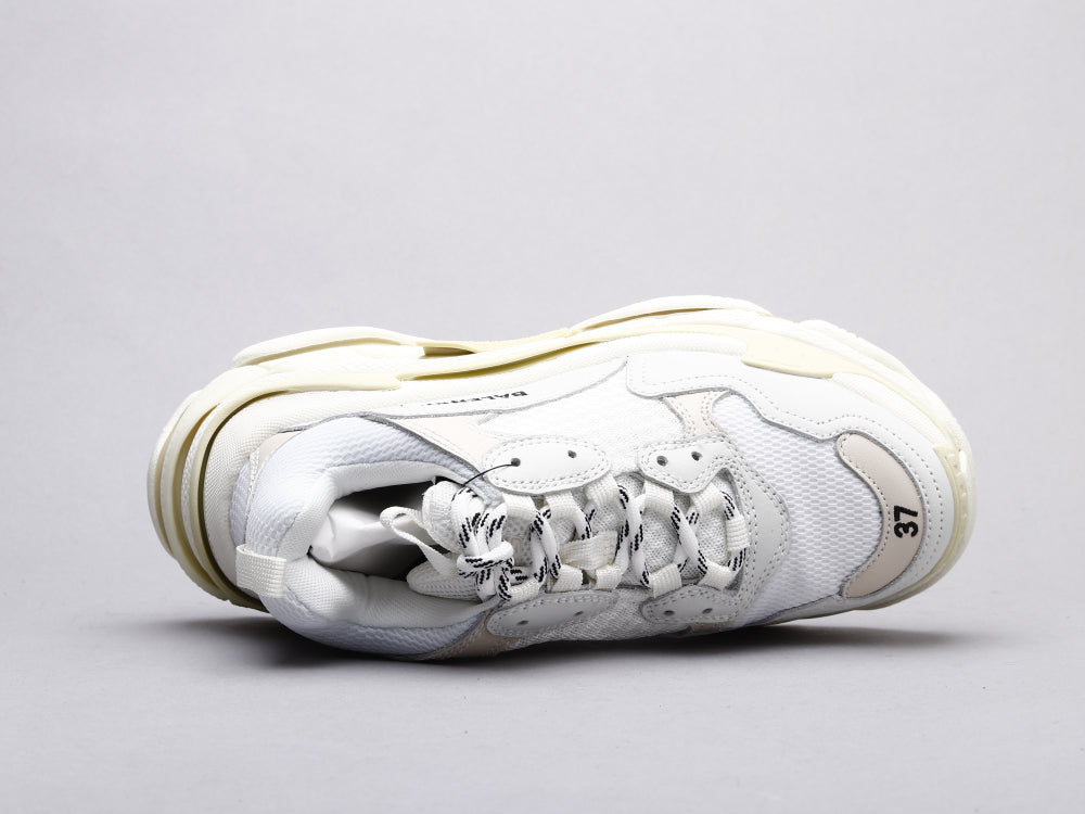 GLM - Bla Triple S Pure White Sneaker