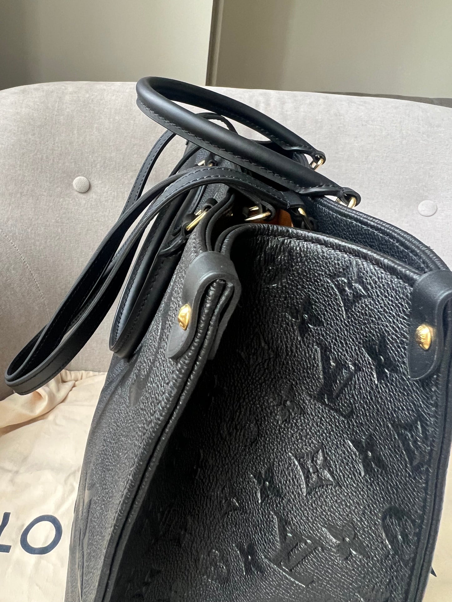 Louis Vuitton On the Go GM Black Empreinte (RRP £2,570)