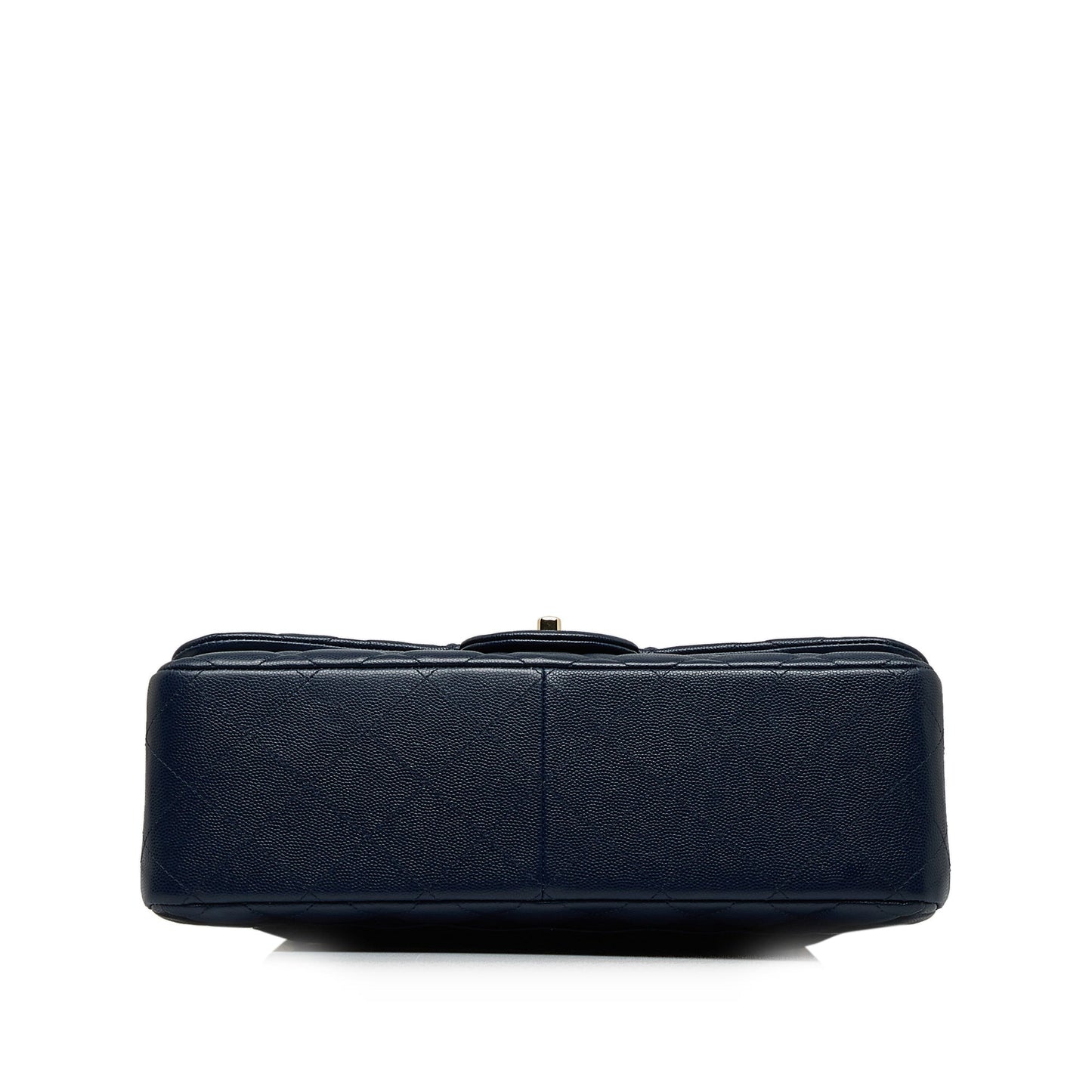 Chanel Classic Double Flap Jumbo Dark Blue Caviar gold