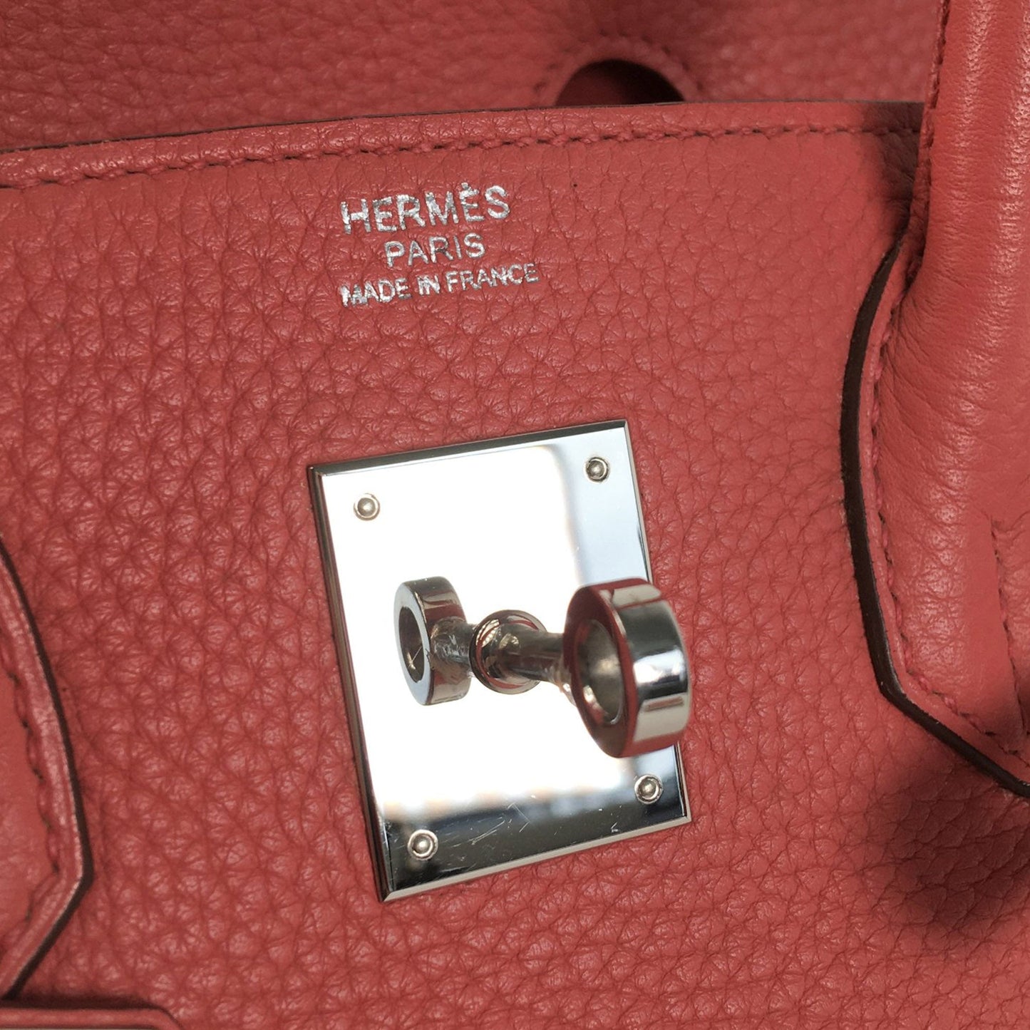 HermÃƒÆ’Ã‚Â¨s Birkin 30 Pink Clemence Palladium