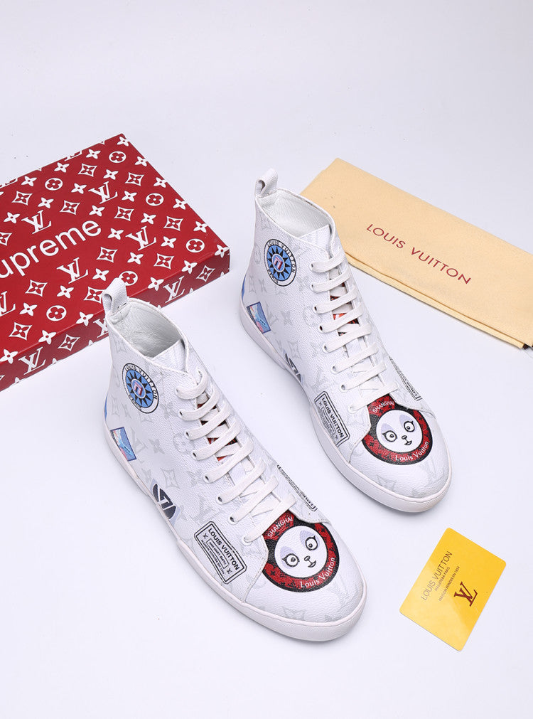 GLM - LUV Stellar Trainer Boot White Sneaker