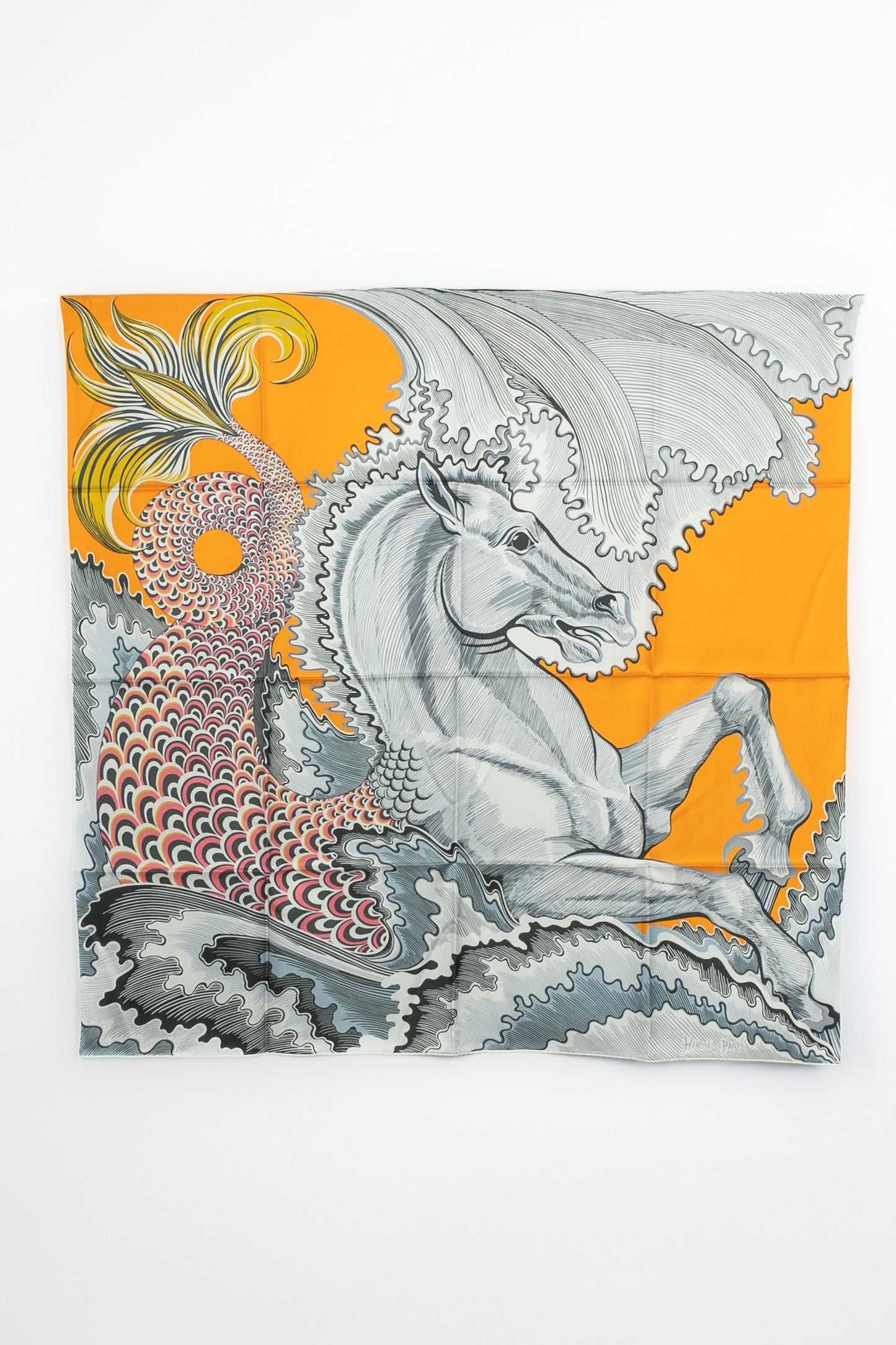 Foulard / carrÃ© "Cheval SirÃ¨ne" HermÃ¨s