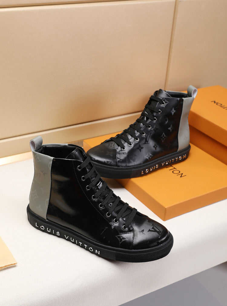 GLM - LUV Stellar Trainer Boot Black Gray Sneaker