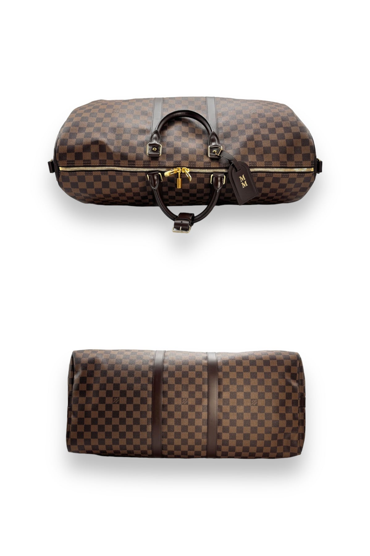 Louis Vuitton Damier Ebene BandouliÃ¨re Keepall 55