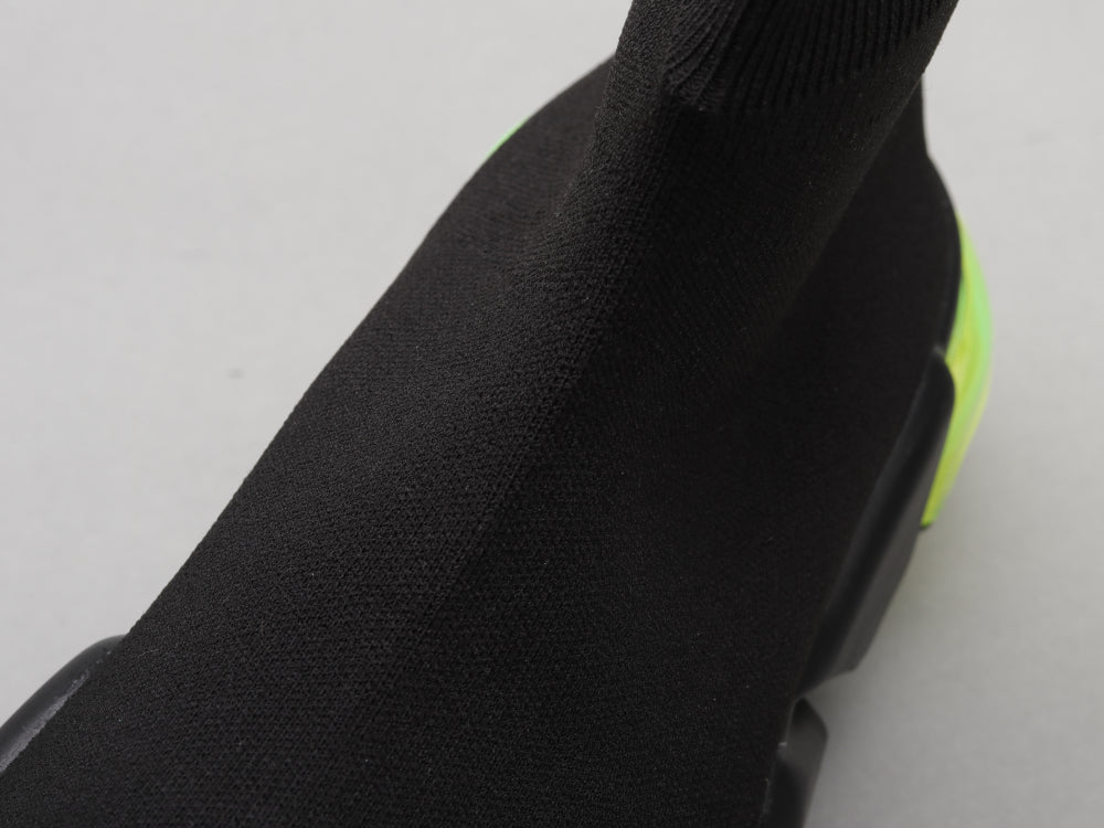 GLM - Bla Socks Air Cushion Black Green Sneaker