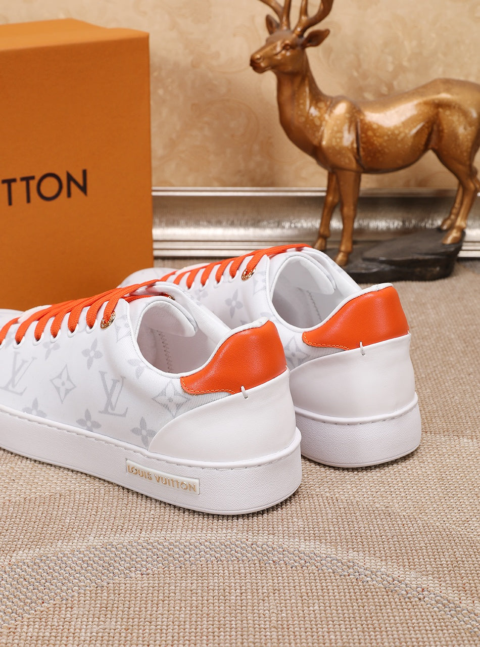 GLM - LUV Time Out Orange And White Sneaker