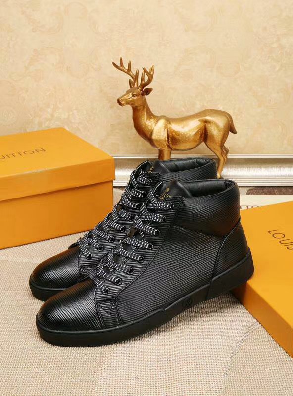 GLM - LUV HIgh Top LaGLM Up Black Sneaker