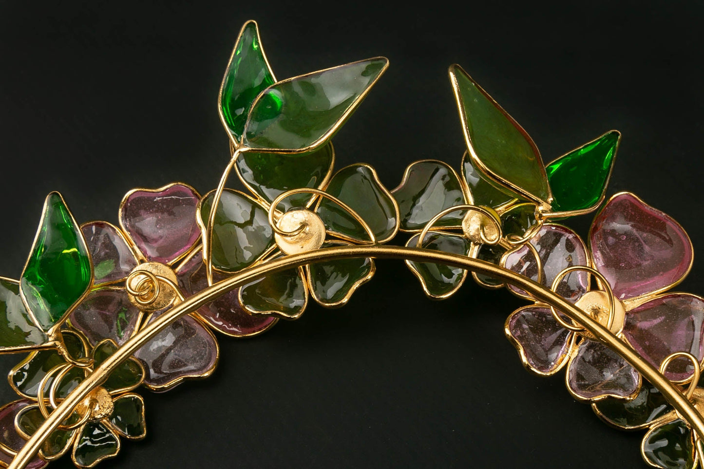 Collier en pÃƒÆ’Ã‚Â¢te de verre Augustine