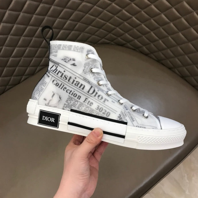 GLM - DIR B23 Newspaper HIGH-TOP SNEAKER