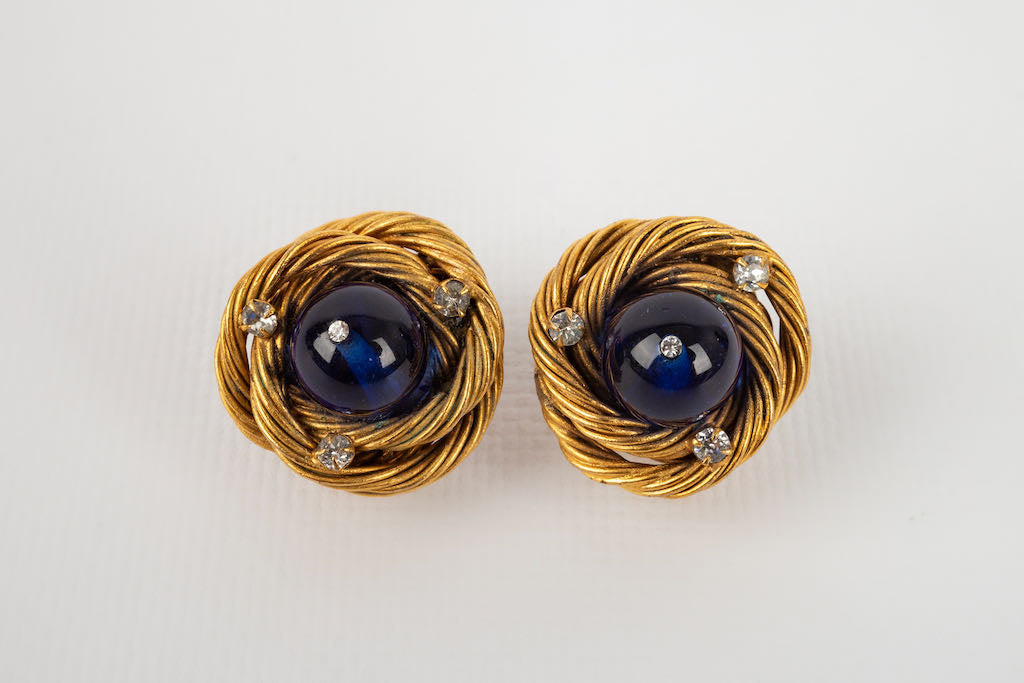 Boucles d'oreilles Chanel Ã©poque Coco
