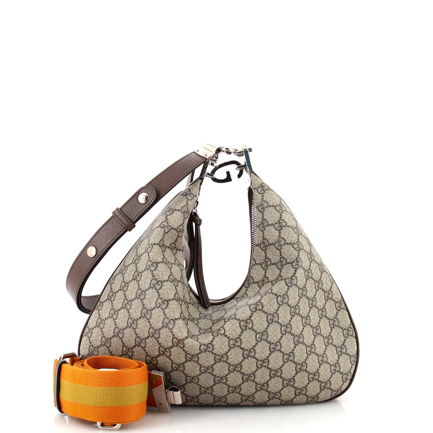 Attache Shoulder Bag GG Coated Canvas Large