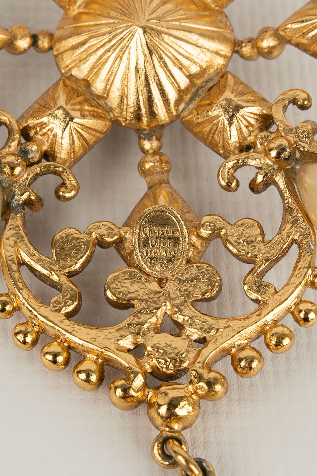 Imposante broche dorÃƒÆ’Ã‚Â©e Dior