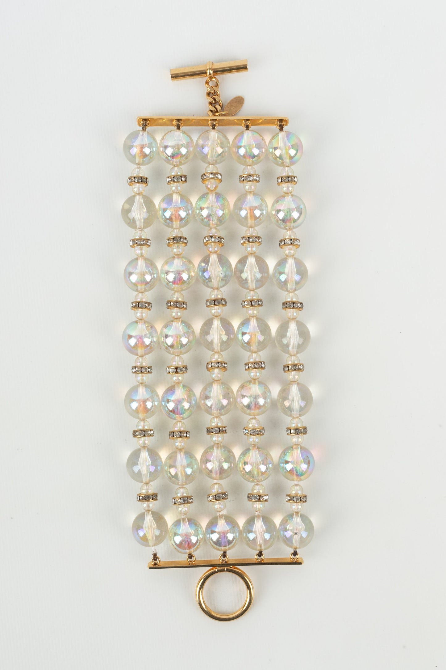 Bracelet de perles Chanel 1990s