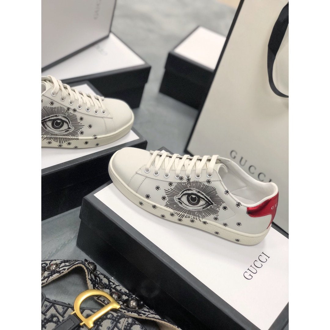 GLM-GCI  Ace with Eyes White Sneaker 104