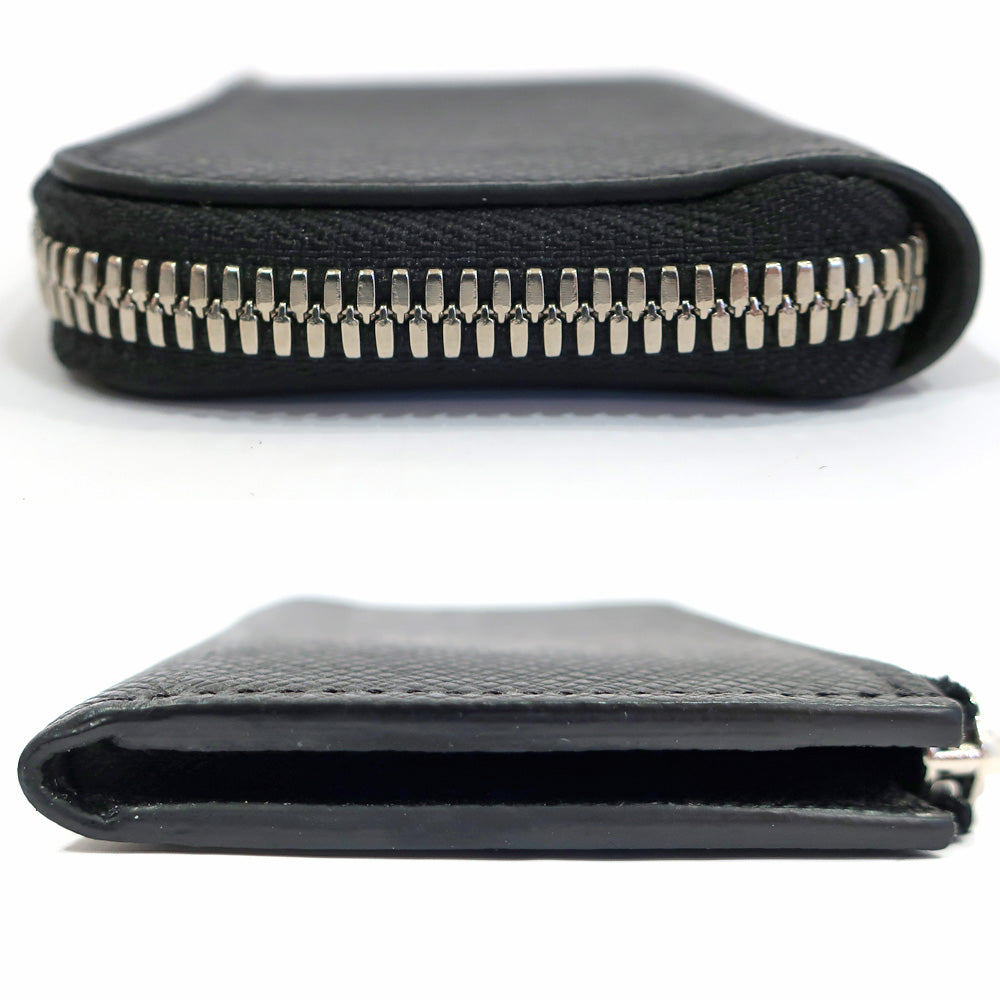 Louis Vuitton Porte Monet Taiga Coin Case M63375 Leather Black  etc