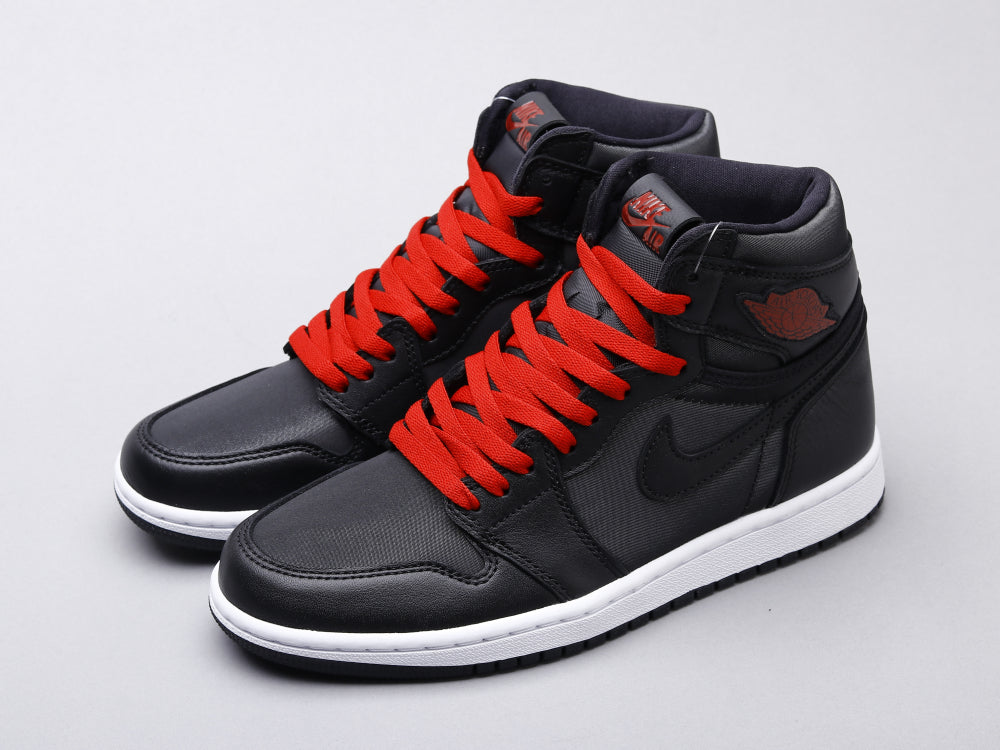 GLM - AJ1 black and red silk