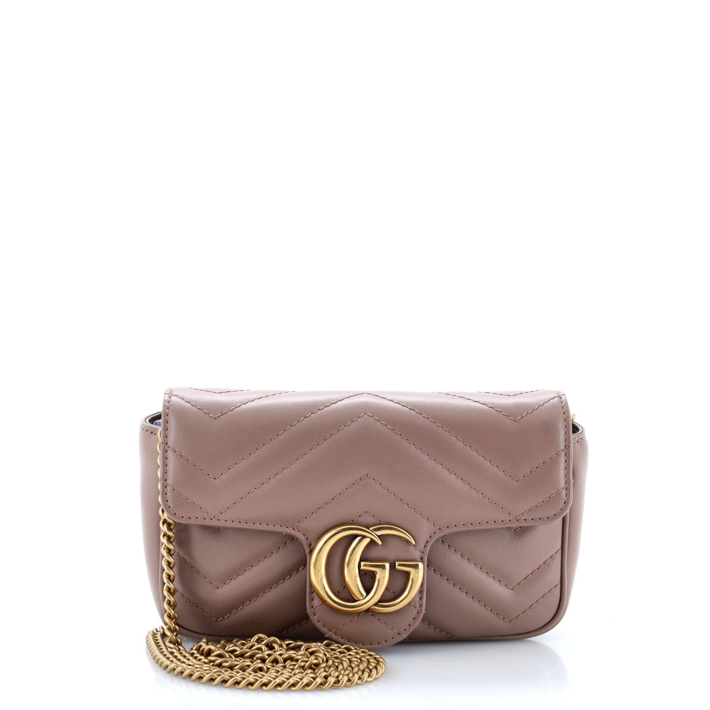 GG Marmont Flap Bag Matelasse Leather Super Mini