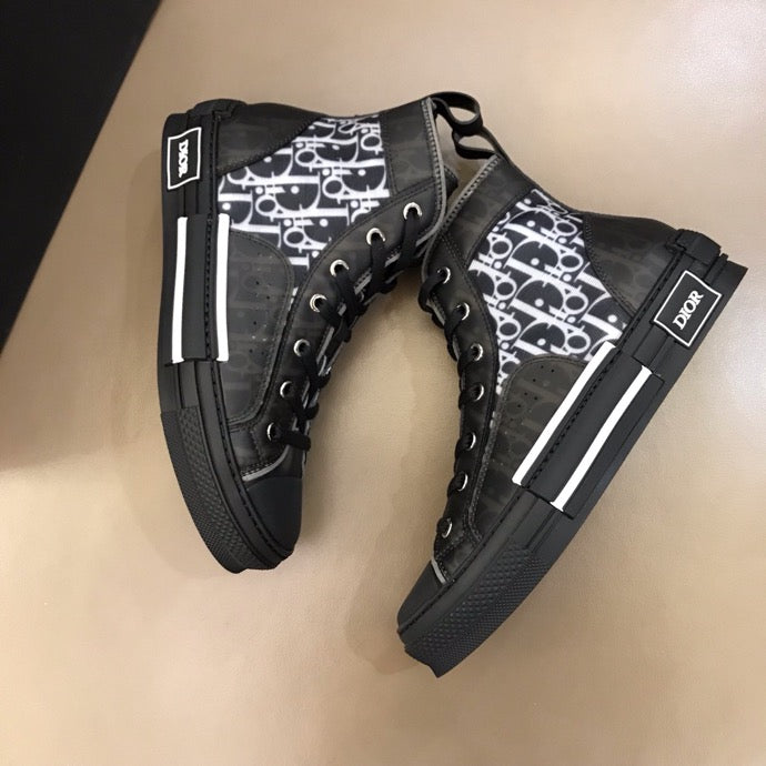 GLM - DIR B23 Black HIGH-TOP SNEAKER