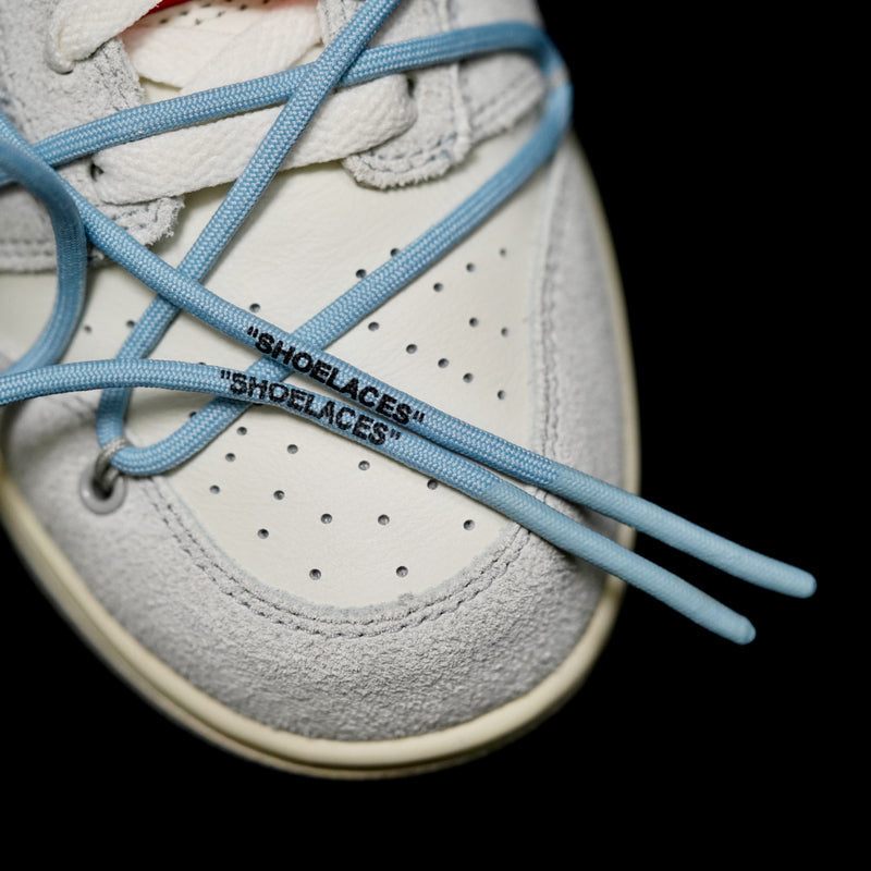 GLM - OW x Dunk (NO.38) light blue shoelace pink buckle