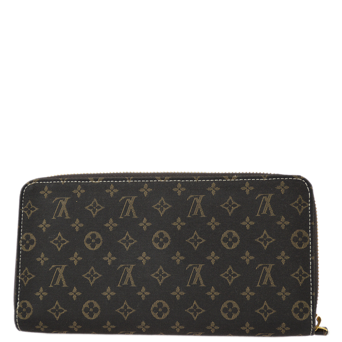 Louis Vuitton Brown Monogram Idylle Zippy Wallet M63009