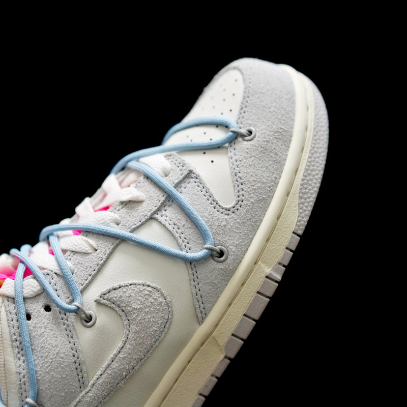 GLM - OW x Dunk (NO.38) light blue shoelace pink buckle