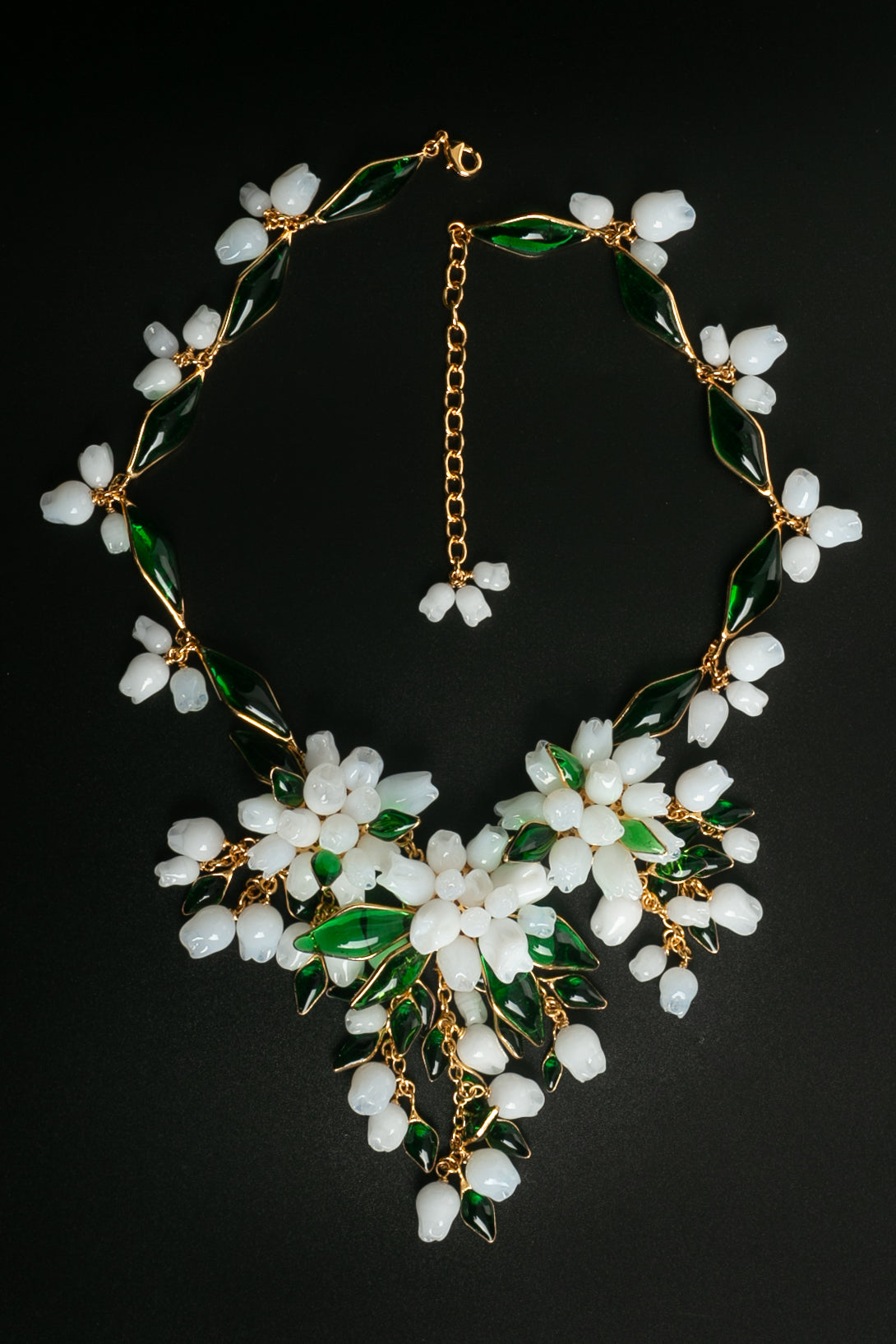 Collier plastron en pÃƒÆ’Ã‚Â¢te de verre Augustine