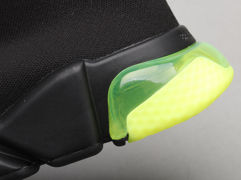 GLM - Bla Socks Air Cushion Black Green Sneaker