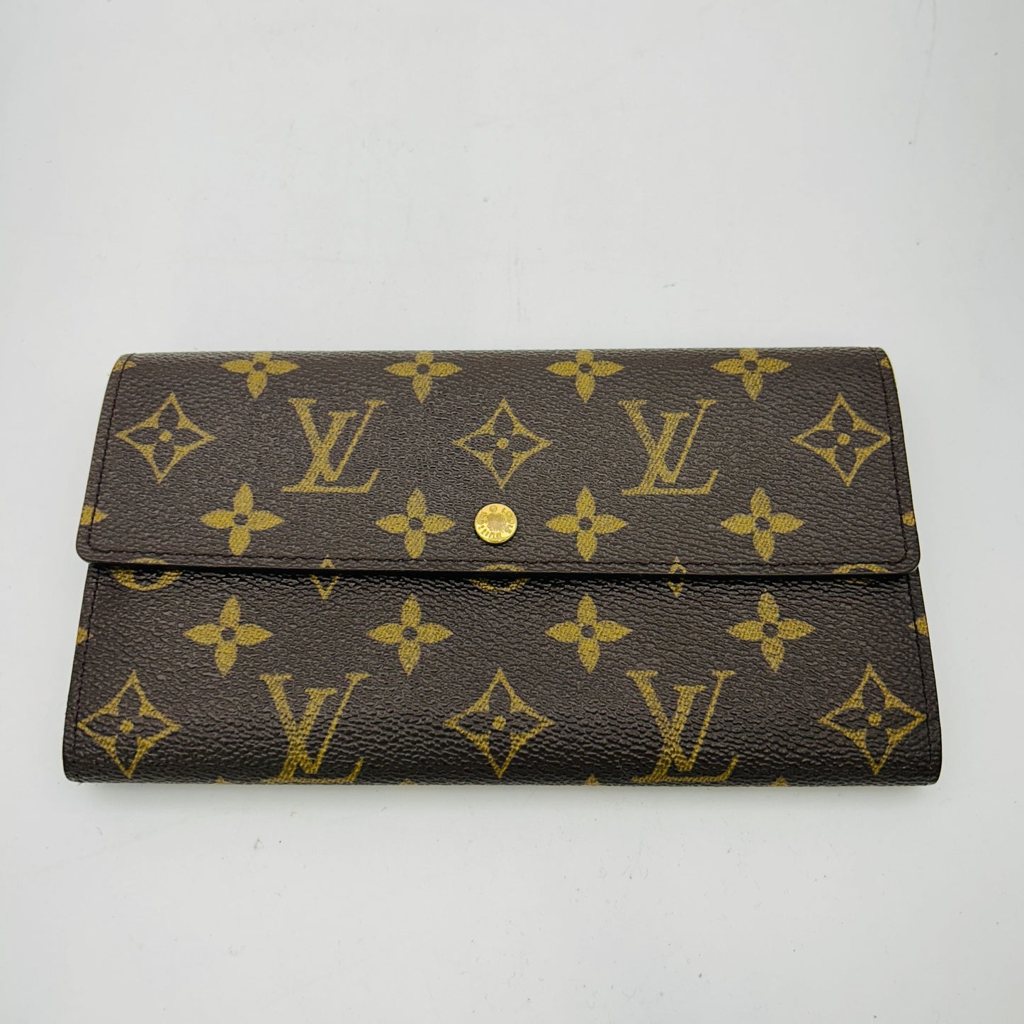 LOUIS VUITTON Porte Monnaie Credit Long Walllet GP10171145