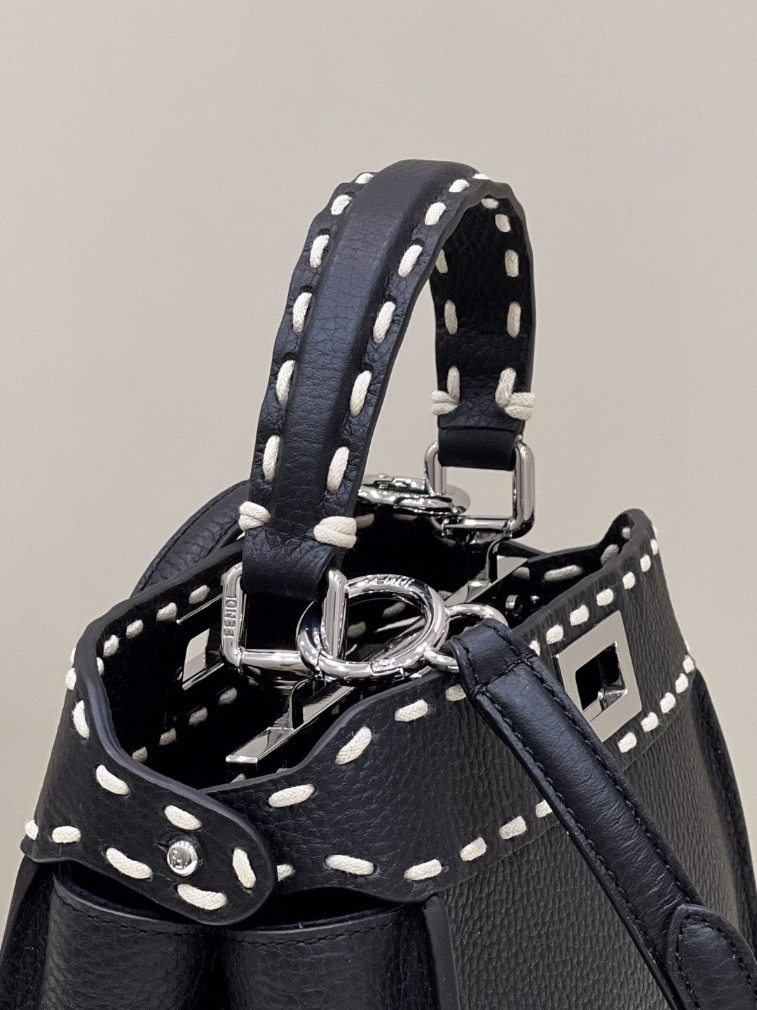 FI GlamI Small Black Bag For Woman 23cm/9in