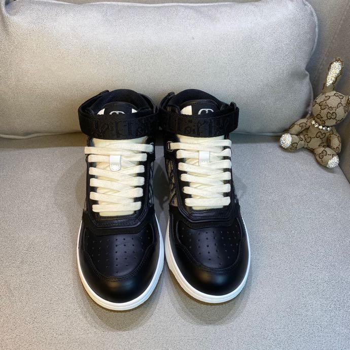 GLM - DIR  B27 BLACK HIGH-TOP SNEAKER