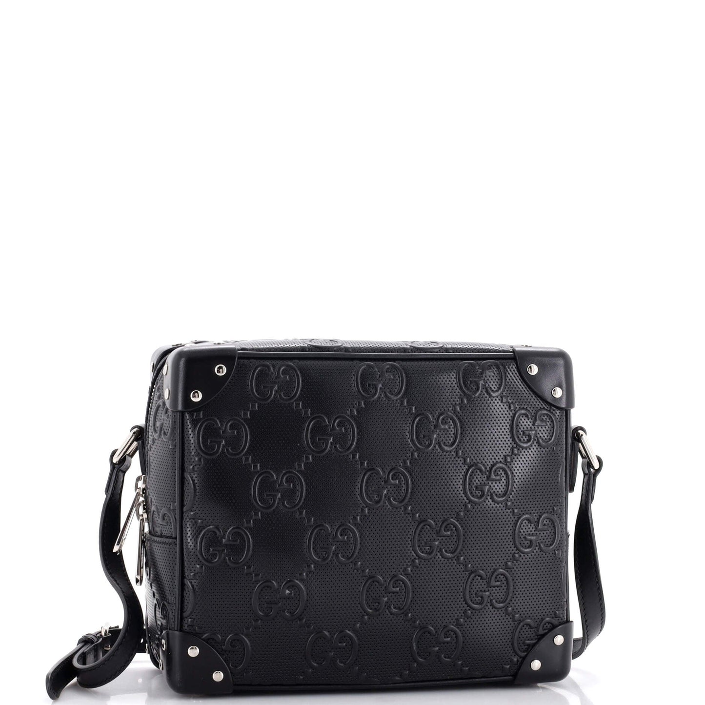 Trunk Shoulder Bag GG Embossed Leather
