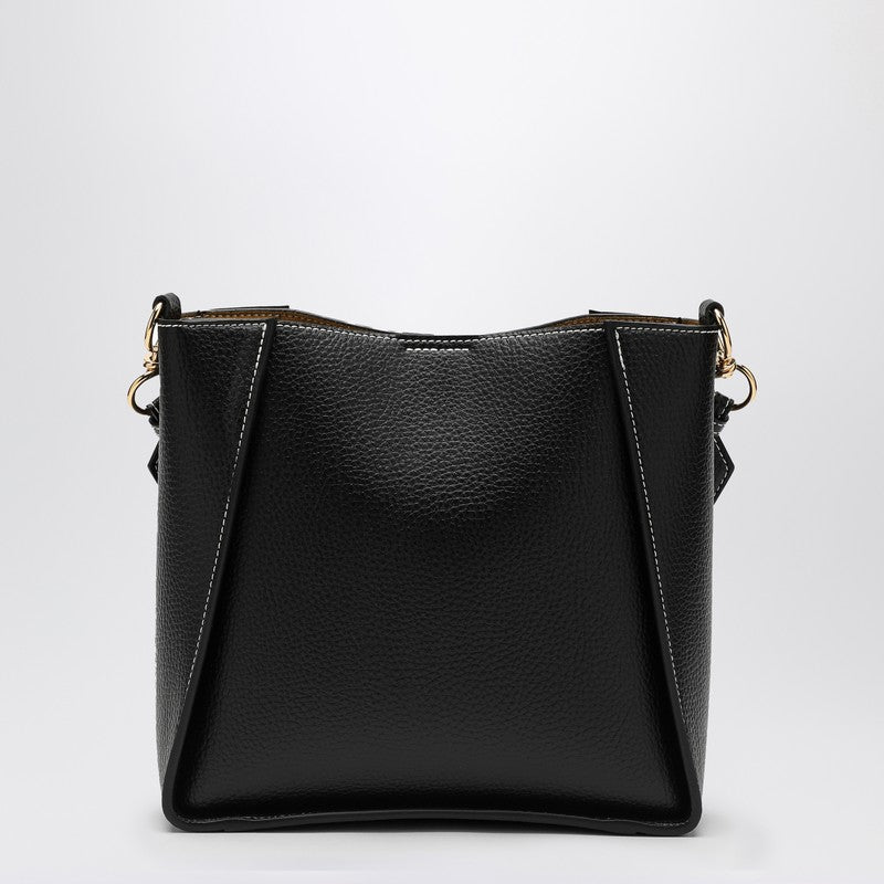 Stella Mccartney Black Stella Logo Cross-Body Bag Women