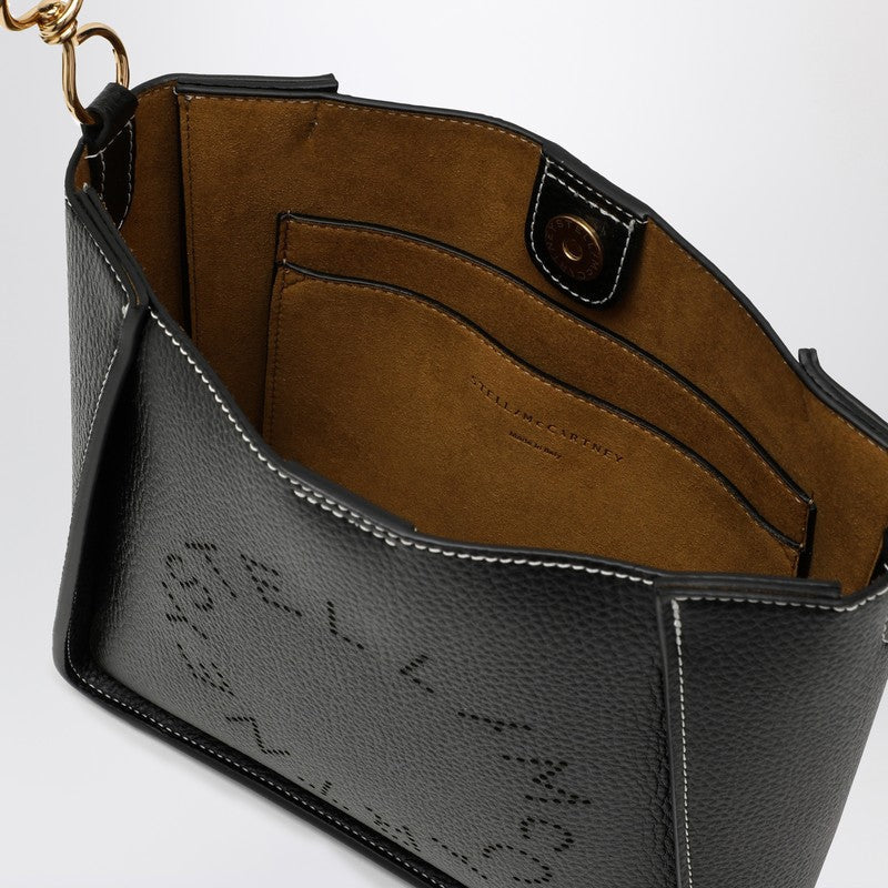 Stella Mccartney Black Stella Logo Cross-Body Bag Women