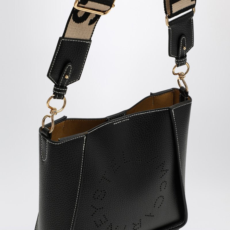 Stella Mccartney Black Stella Logo Cross-Body Bag Women