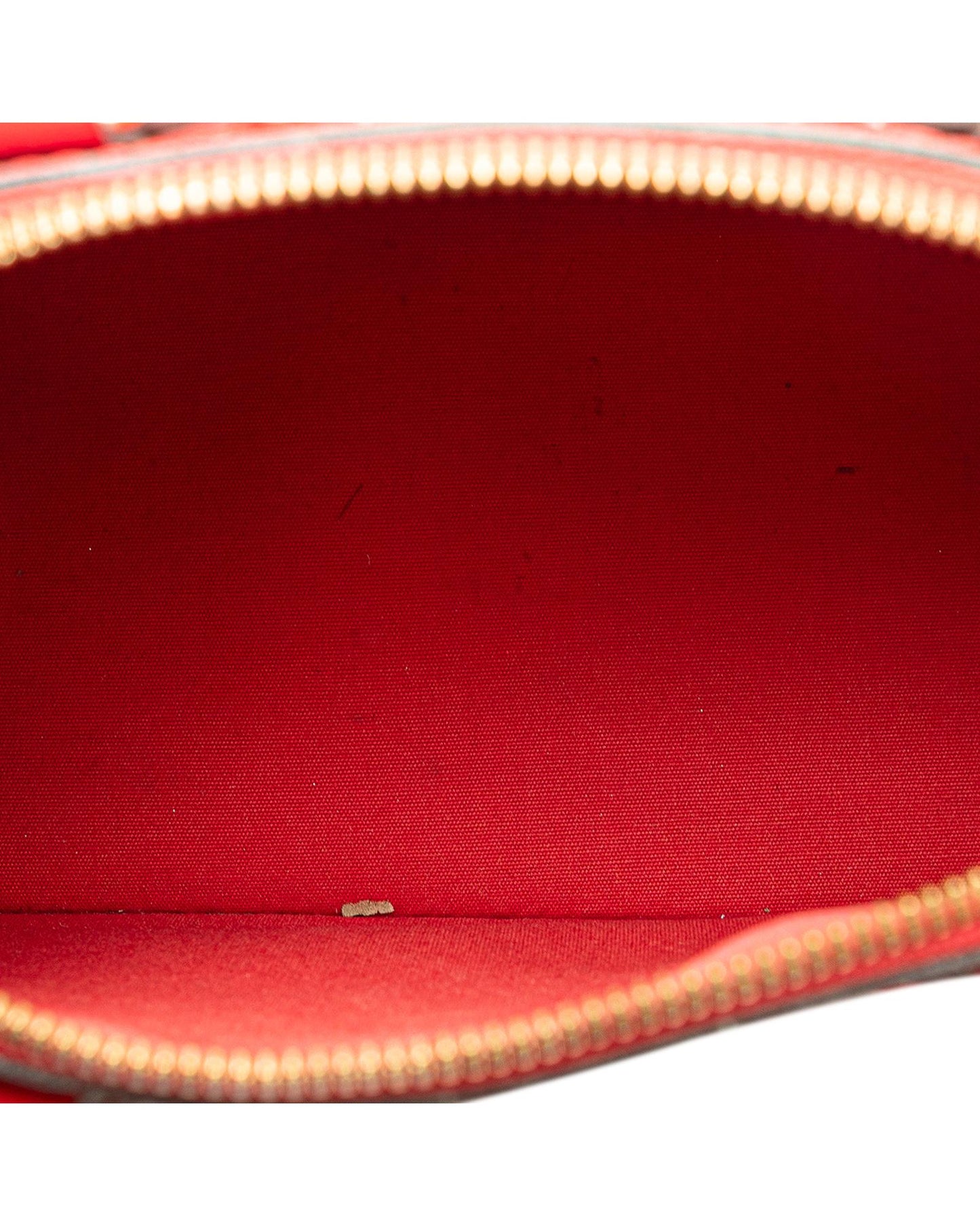 Monogram Vernis Leather Alma BB with Detachable Strap and Interior Pocket