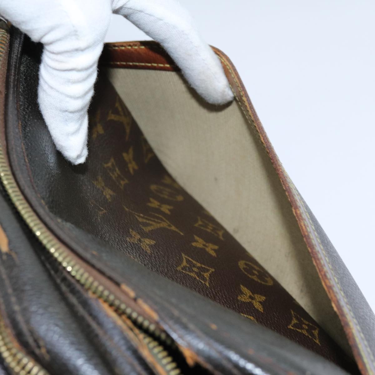 LOUIS VUITTON Monogram Clutch Bag Shoulder Bag 3Set LV 70196