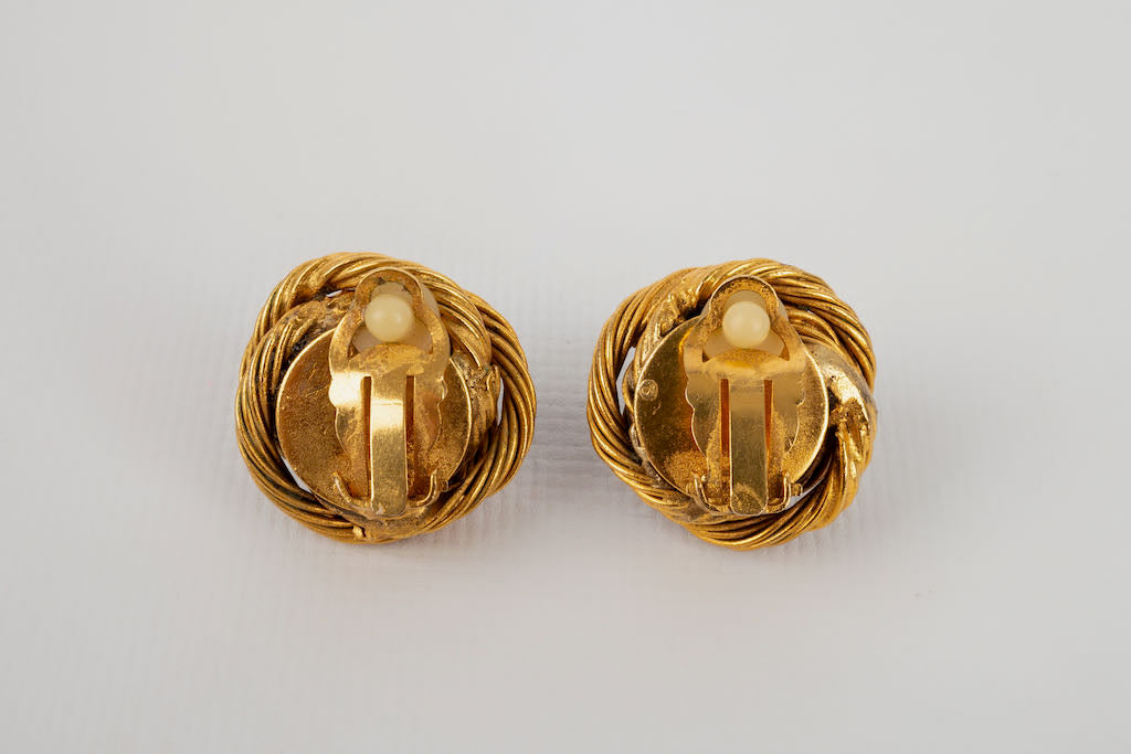 Boucles d'oreilles Chanel Ã©poque Coco